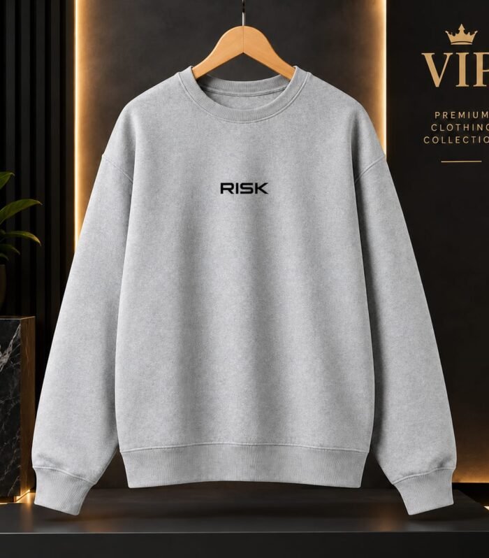 Premium Risk Heather Grey Sweatshirt